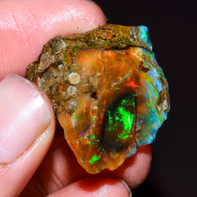 Naturel opal rough Pierre Précieuse Welofire Brut Opale Cristal ethiopian 27 CT 3