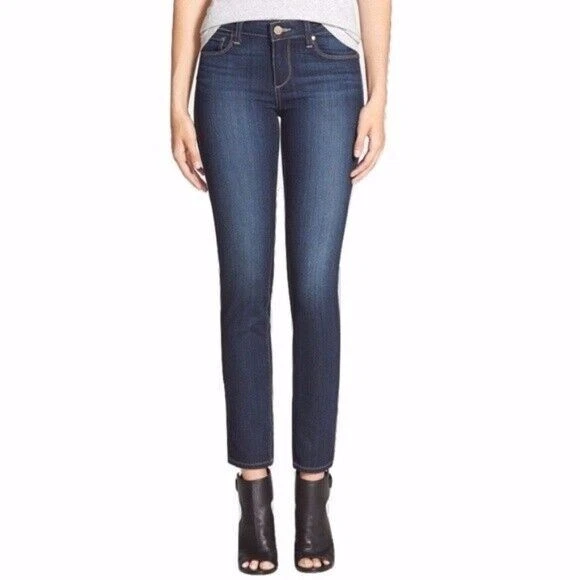 Paige Skyline Ankle Peg Skinny Jeans Reynolds Wash SZ 26 Actual 28x29