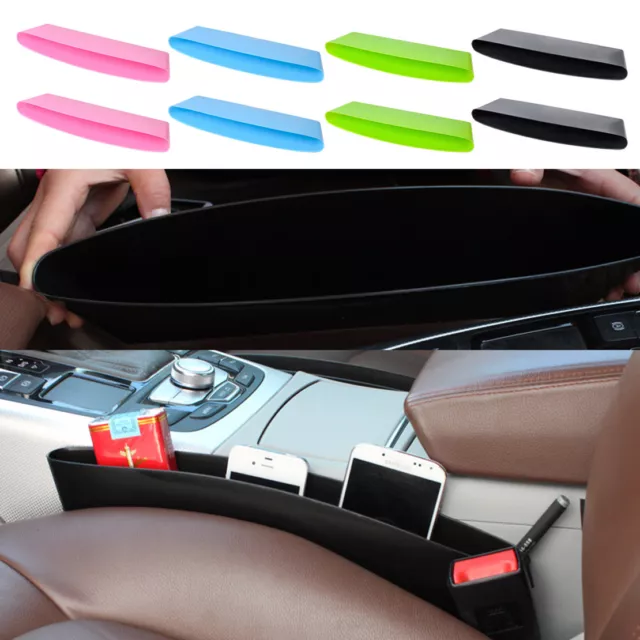 Espace de rangement pour siège auto rembourré en cuir organisateur de siège  auto et rangement entre les sièges accessoires automobiles Premium 