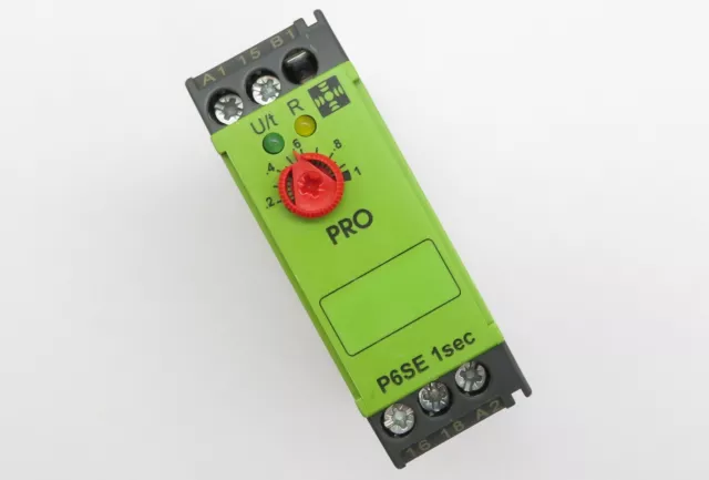 Tele Haase DELTA PRO P6SE Time Relay Power On Delayed Timer ON Delay 1sec 230V 2