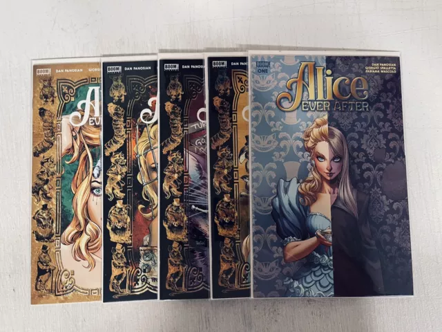 Alice Ever After 1-5 full set run Panonsian Spaletta Boom NM J Scott Campbell #1