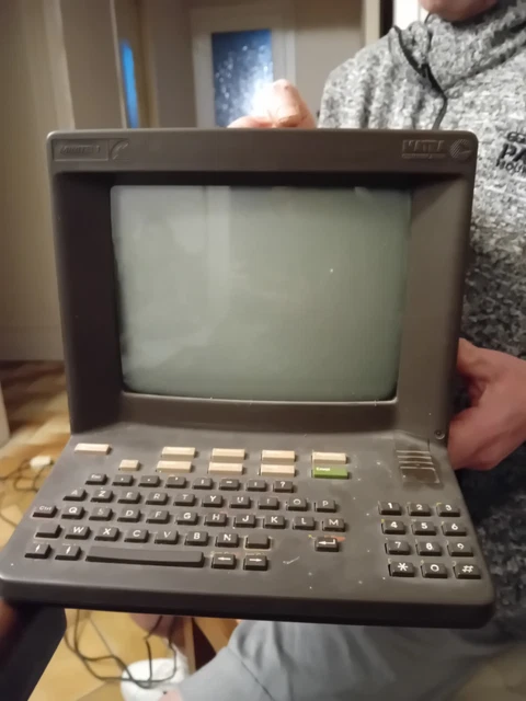 MINITEL 1 Telic Alcatel BEIGE MARRON