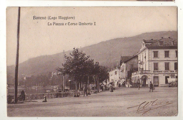 cartoline Baveno(Novara),la piazza.........