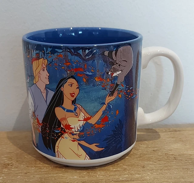 VINTAGE WALT DISNEY Classics Mug Pocahontas Coffee Tea Cup Disney