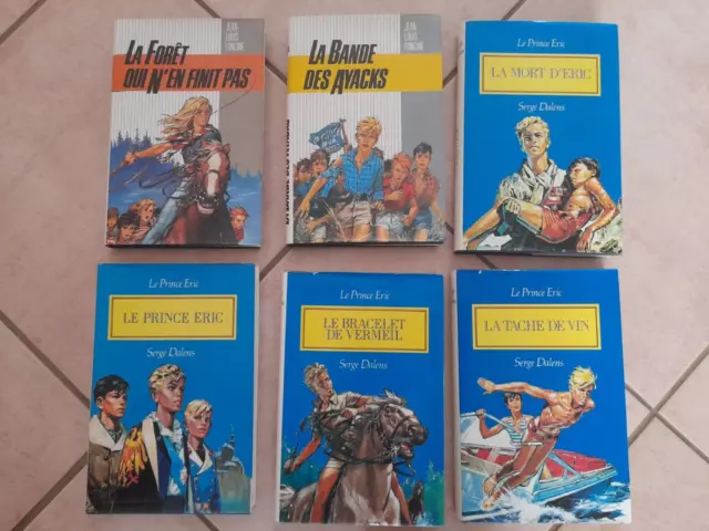 Lot 6 Romans Jeunesse de Serge Dalens (4) et J.L Foncine (2) tous avec jaquette