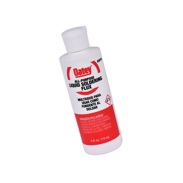 Oatey 30106 Soldering Liquid Flux, 4 Oz, No 11, 4-Ounce, Yellow