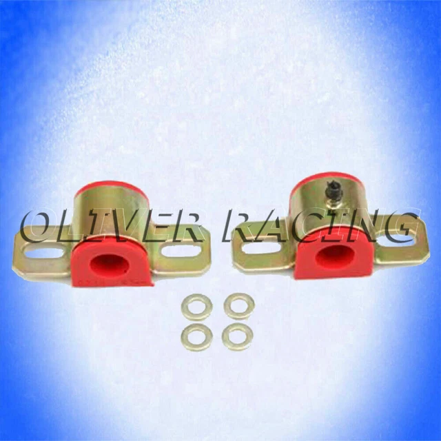 Jeep Cherokee XJ Polyurethan Stabigummi Set Stabibuchsen Vorne Rot 22,2mm Prothane 84-01