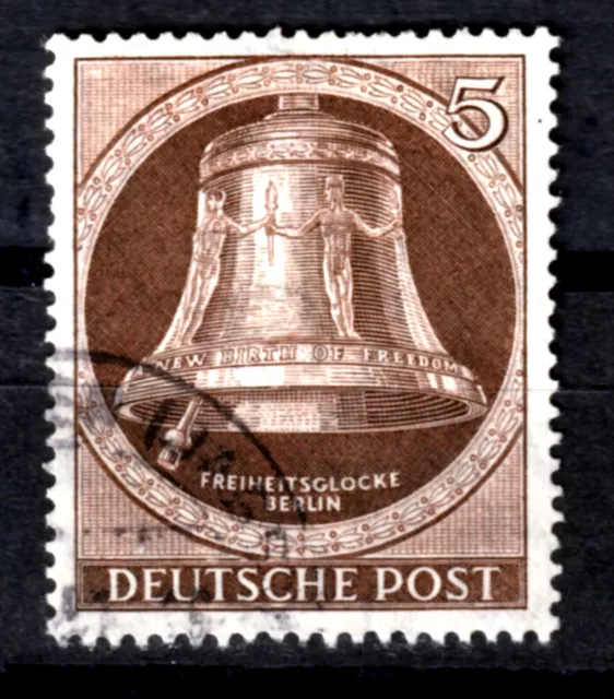 Berlin MiNr. 76 ʘ / Freiheitsglocke, Klöppel nach links