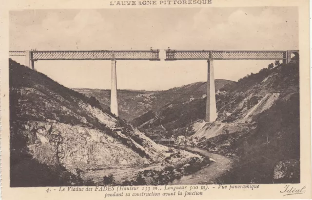 63 Le Viaduc des Fades panoramic view during its construction