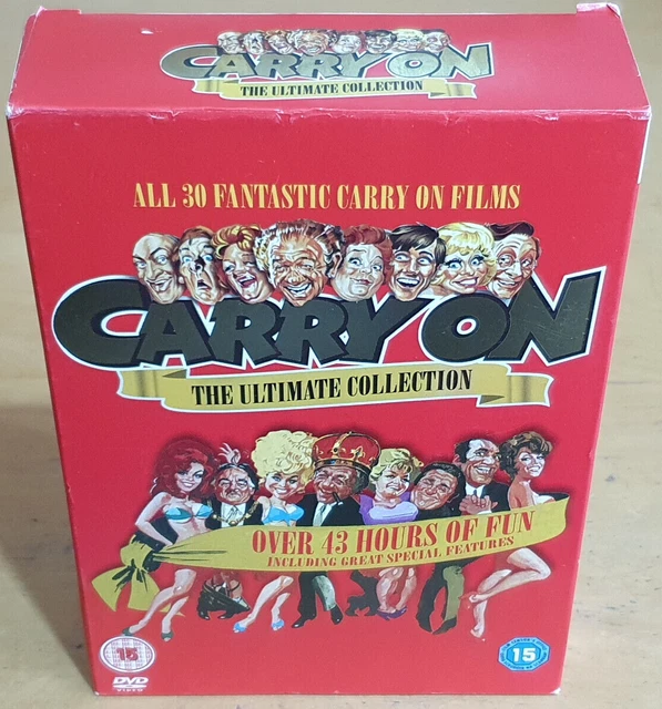CARRY ON THE Ultimate Collection DVD Box Set PAL ITV All 30 Films EUR