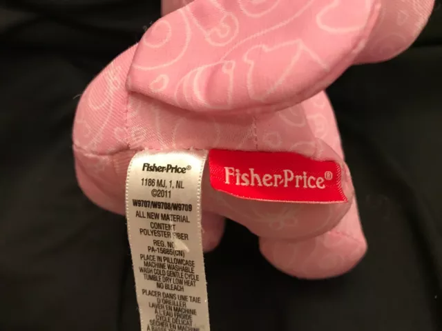Fisher Price Kitty Cat Kitten Infant Baby Doll Pink Stuffed Plush Toy Gift 7.5” 6