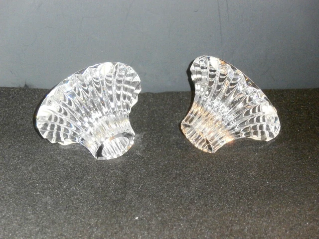 BACCARAT MASSENA CANDLEHOLDERS, Pair Set of 2.  **  EXCELLENT & PERFECT **