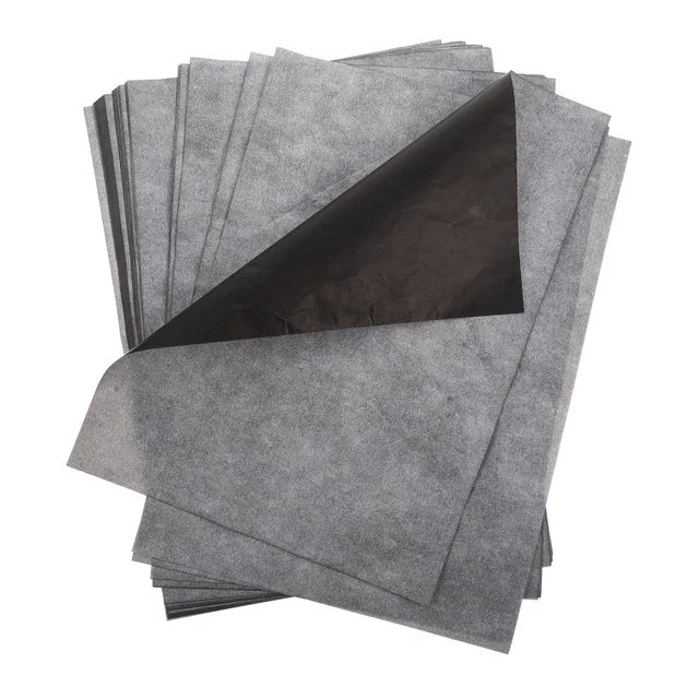 100 SHEETS OF Transfer Copy Sheets Graphite Transfer Tracing Paper ...