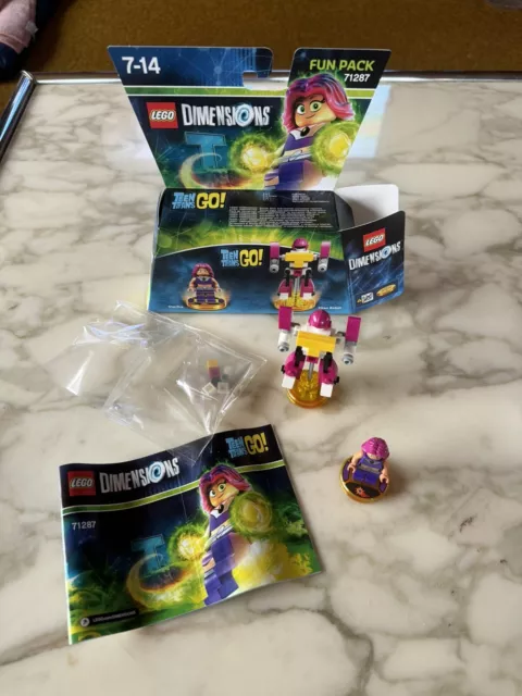 Lego Dimension Fun Pack 71287 Starfire Titan Robot Teen Titans Go! Go Dimensions