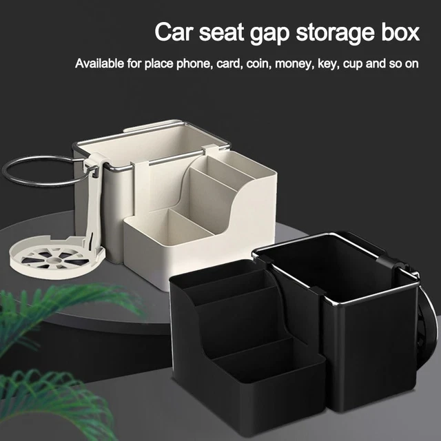 teléfono Portavasos Caja de tejido para coche Organizador de asiento de consola