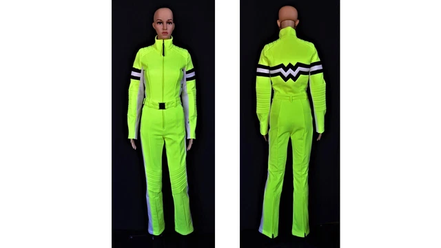 BOGNER DAMEN JET SOFTSHELL SKIANZUG OVERALL CAT NEON 1499 € Gr 36 36L 38 S M NEU