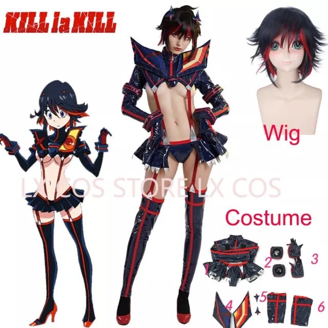 Anime KILL La KILL Matoi Ryuko Cosplay Costume Halloween School Uniform Navy