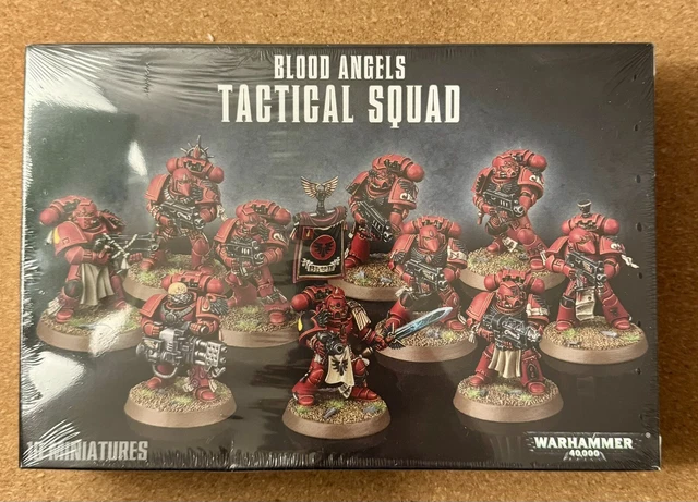 Blood Angels – Tactical Squad Space Marines – Warhammer 40k – Neuf Sous Blister (Games Workshop)