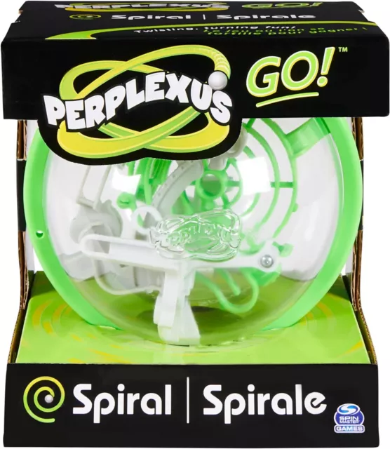Perplexus GO! Spirale, gioco di abilità labirinto puzzle compatto impegnativo, per adulti e