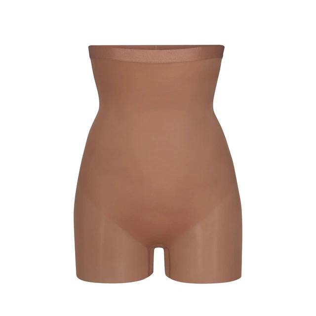 SKIMS BARELY THERE Shapewear High Waist Shortie sz M sienna £34.87
