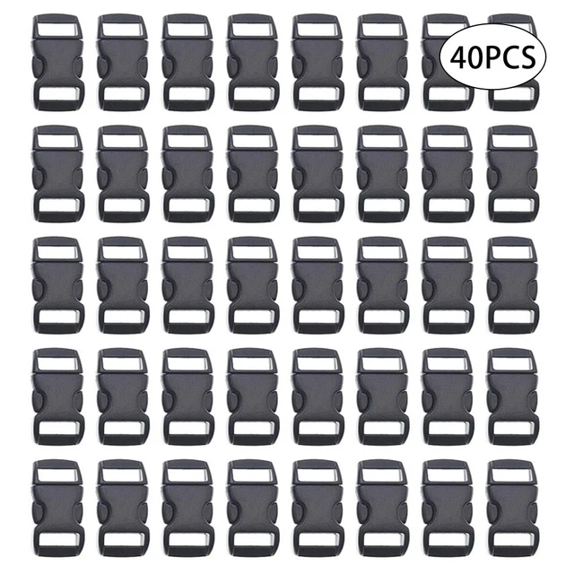 Boucle en plastique boucle en plastique boucle tressée 40 pièces boucle-paraco