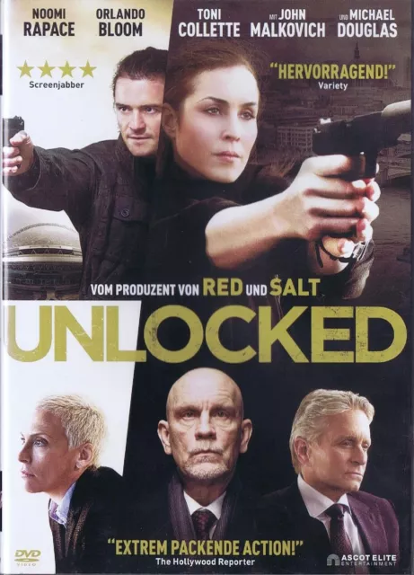 Unlocked - packende Action mit Noomi Rapace  Orlando Bloom DVD 2017