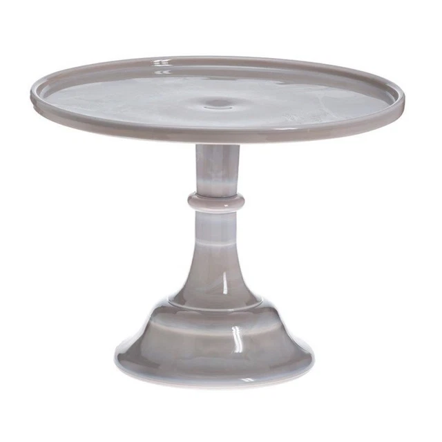 Mosser Glass 10" Cake Plate | Marble