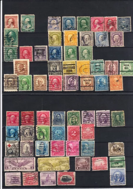 Briefmarken USA vor 1950 Lot - Kleine Sammlung