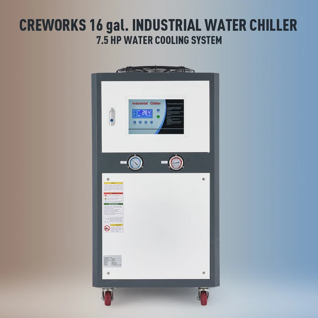 CREWORKS Industrial Water Chiller for CNC Laser Engraver Cutter w/ 60L Capacity