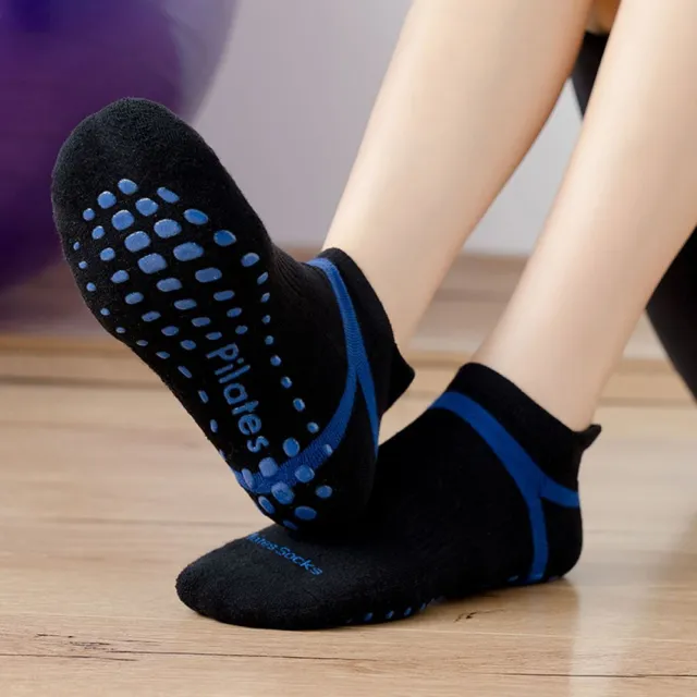 Bombas Gripper ankle Sock Barre&Yoga &Pilates socks Seamless Toe 4 pairs  size M