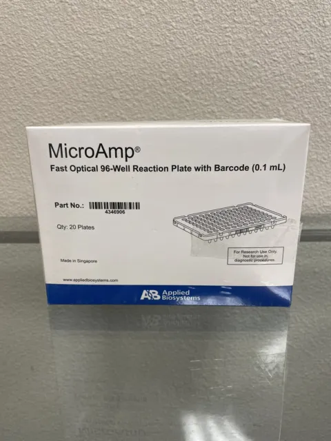 Applied Biosystems MicroAmp Fast Optical 96-Well Reaction Plate, 0.1 mL