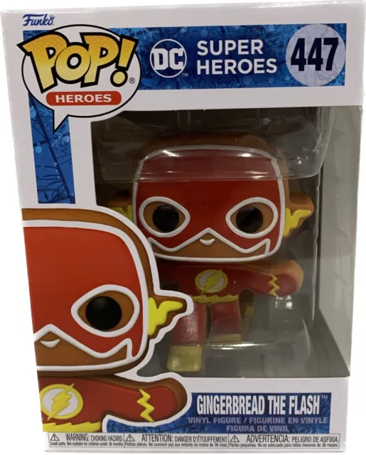 Funko Pop!  DC Super Heroes Holiday 2022 Gingerbread The Flash #447