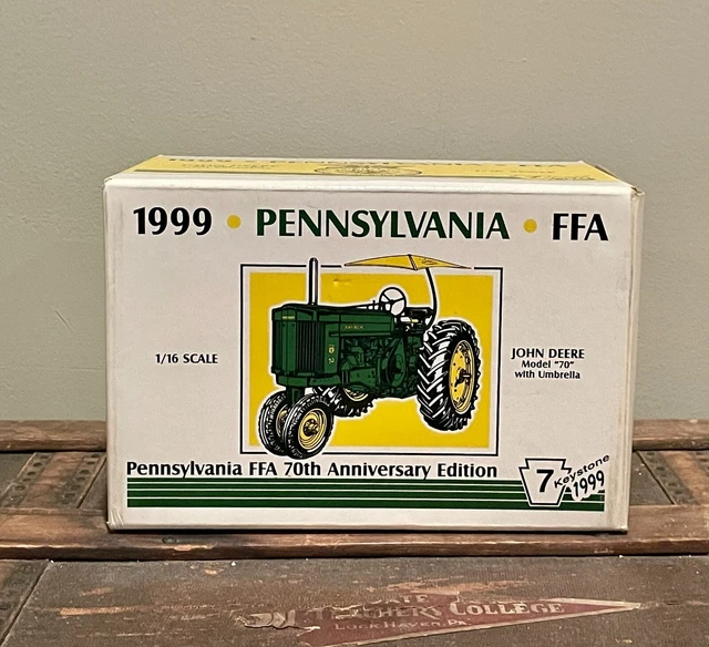 1999 Pennsylvania FFA Ertl John Deere 70 w/umbrella - 1/16th Scale