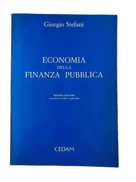 Economia della finanza pubblica Giorgio Stefani settima edizione