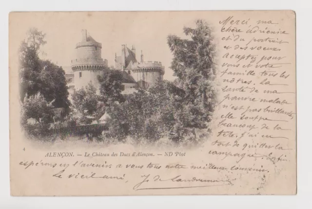 CPA " ALENÇON - Le Château des Ducs d'Alençon