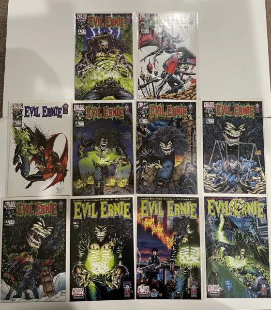 Chaos! Comics EVIL ERNIE #1 2 3 4 5 6 7 8 9 10 Full 1-10 Run 1998