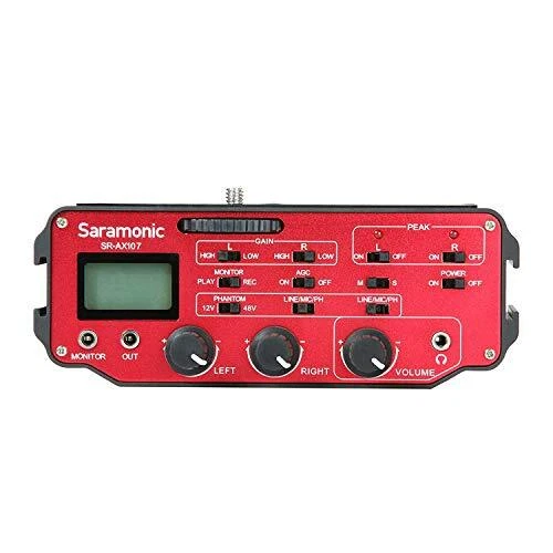 SR-AX107 2 Channel Transformer XLR Audio Adapter with Phantom Power & Monitor...