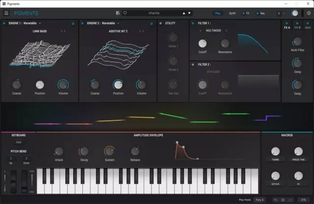 Zum Verkauf: Arturia Pigments - Lizenz für den innovativen Software-Synthesizer 2