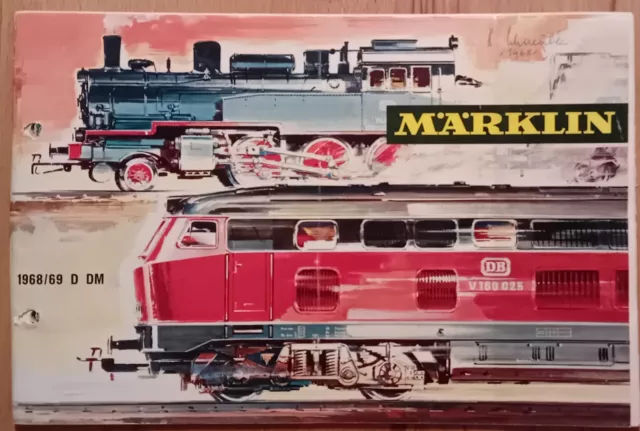 Märklin Katalog von 1968/69 / Prospekt / Flyer / Original / guter Zustand