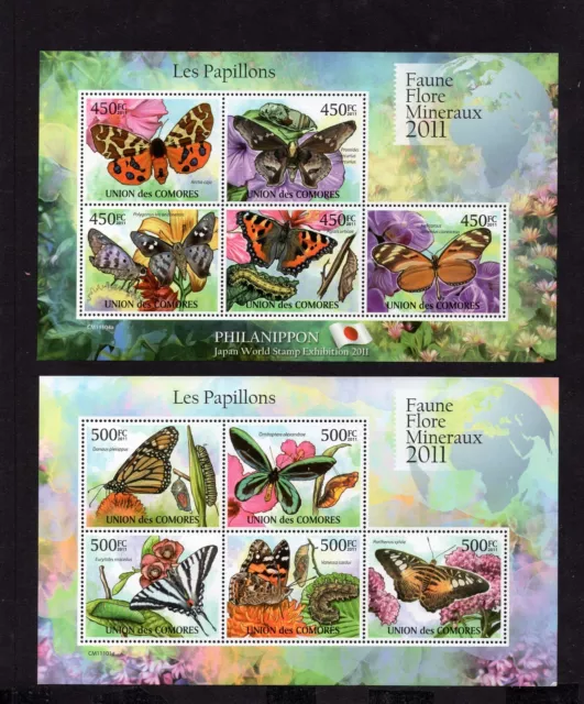 Comoros 2011 set of mini sheets of stamps Mi#2971-2990 MNH CV=53.4$