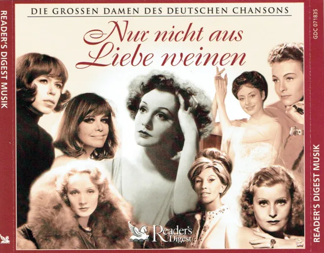 (5CDs) Nur Nicht Aus Liebe Weinen - Zarah Leander, Marlene Dietrich, Marika Rökk