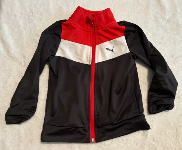 BOYS LIGHT WEIGHT Zip Front Jacket From PUMA Size 2 T $2.00 - PicClick