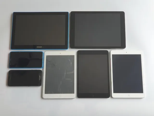 Joblot Mixed Tablets Mobile Phones iPad Samsung Android - Spares & Repairs