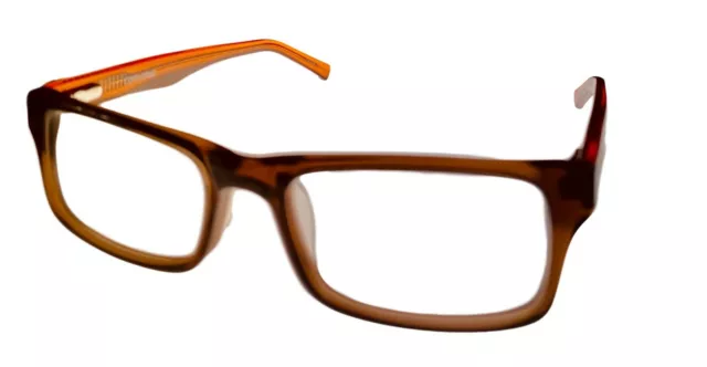 Converse Ophthalmic Mens Brown Rectangle Plastic Eyeglass Frame KK003. 48mm