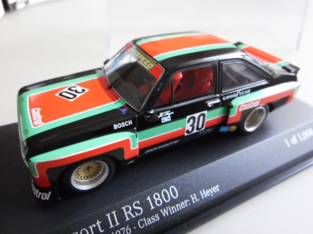 Ford Escort II RS 1800 H.Heyer Class Winner Mainz Finthen 1976  Minichamps  1/43