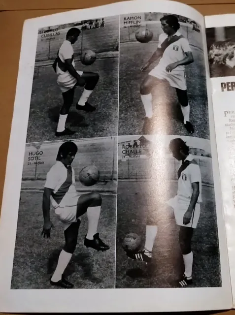 SCOTLAND v PERU INTERNATIONAL FOOTBALL PROGRAMME 26 APRIL 1972 HAMPDEN PARK VGC 3