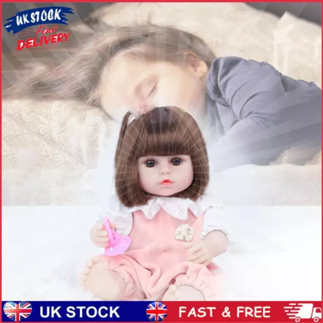 38cm Reborn Doll Lifelike Newborn Simulation Cute Baby Dolls Kids Toy (C)