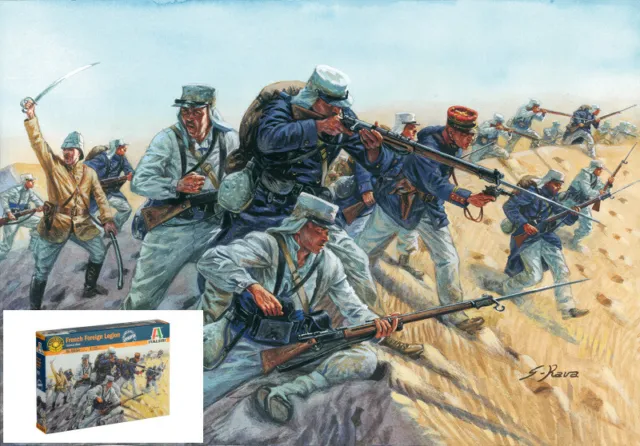 Miniature Model Kit De Montage De Italeri French Foreign Legion Kit 1 :