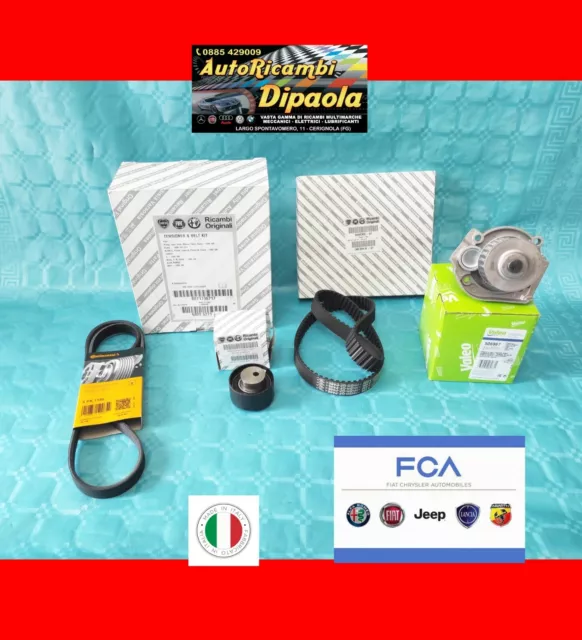 Kit Distribuzione Originale Pompa Acqua Cinghia Alfa Romeo Giulietta Mito 1.4