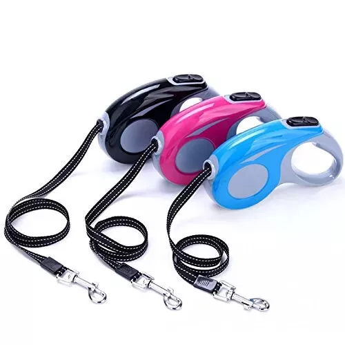 Retractable Dog Lead Extending 3m/ 5m Leash Tape Long  Pet Puppy Walking